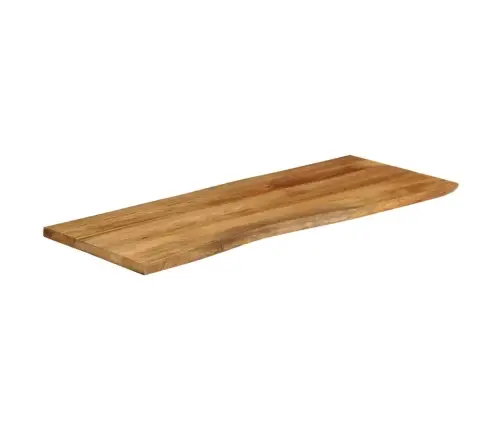 Stalviršis, 140X60X3,8cm Mango Masyvas, Su Gyvu Kraštu