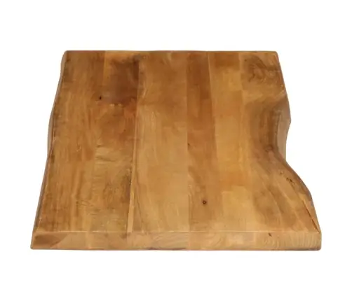 Stalviršis, 140X60X3,8cm Mango Masyvas, Su Gyvu Kraštu