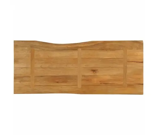 Stalviršis, 140X60X3,8cm Mango Masyvas, Su Gyvu Kraštu