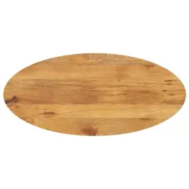 Galda Virsma, 120X50X3,8 Cm, Ovāla, Mango Masīvkoks Vidaxl