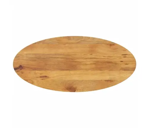Galda Virsma, 140X50X3,8 Cm, Ovāla, Mango Masīvkoks Vidaxl