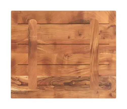 Galda Virsma, 60X50X2,5 Cm, Taisnstūra, Akācijas Masīvkoks Vidaxl