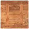 Galda Virsma, 60X60X2,5 Cm, Dižskābarža Koks, Kvadrāta Forma Vidaxl