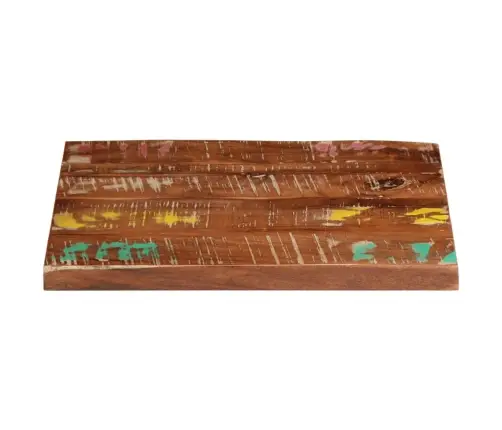 Galda Virsma, 40X40X2,5 Cm, Kvadrāta, Pārstrādāts Masīvkoks Vidaxl