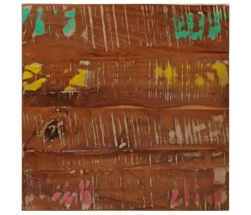 Galda Virsma, 50X50X2,5 Cm, Kvadrāta, Pārstrādāts Masīvkoks Vidaxl