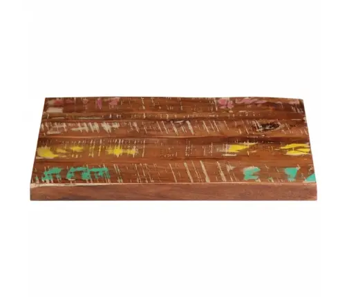 Galda Virsma, 50X50X2,5 Cm, Kvadrāta, Pārstrādāts Masīvkoks Vidaxl