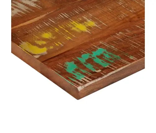 Galda Virsma, 60X60X2,5 Cm, Kvadrāta, Pārstrādāts Masīvkoks Vidaxl