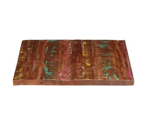 Galda Virsma, 100X80X2,5 Cm, Taisnstūra, Pārstrādāts Masīvkoks Vidaxl