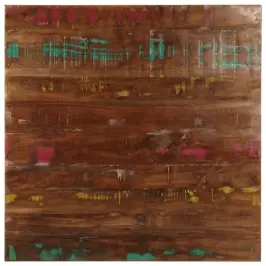 Lauaplaat, 70X70X3,8 cm Kandiline, Taastatud Puit