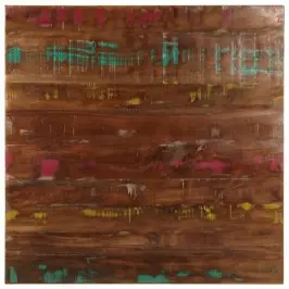 Lauaplaat ,80X80X3,8 cm Kandiline, Taastatud Puit