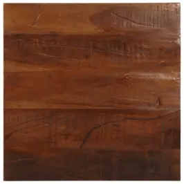 Galda Virsma, 60X60X2,5 Cm, Kvadrāta, Pārstrādāts Masīvkoks Vidaxl