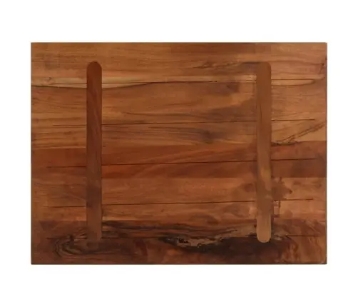 Galda Virsma, 80X70X2,5 Cm, Taisnstūra, Pārstrādāts Masīvkoks Vidaxl