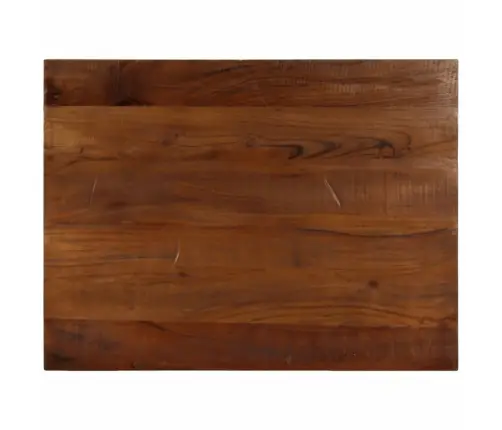 Galda Virsma, 80X50X3,8 Cm, Taisnstūra, Pārstrādāts Masīvkoks Vidaxl