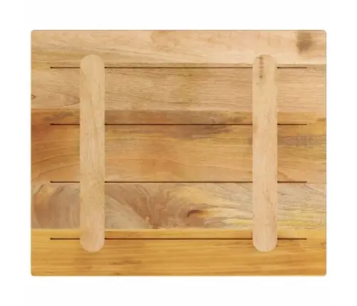 Galda Virsma, 60X50X3,8 Cm, Taisnstūra, Raupjš Mango Masīvkoks Vidaxl