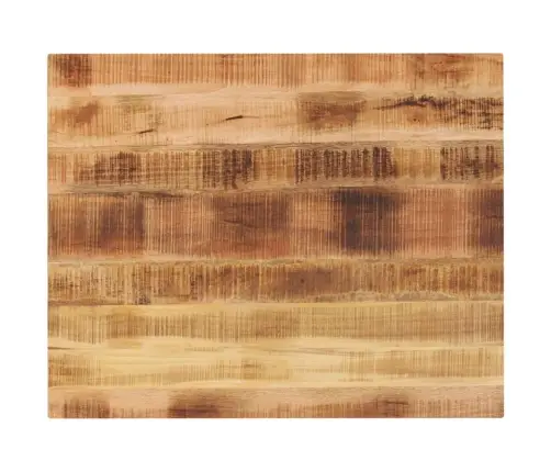 Galda Virsma, 90X80X3,8 Cm, Taisnstūra, Raupjš Mango Masīvkoks Vidaxl