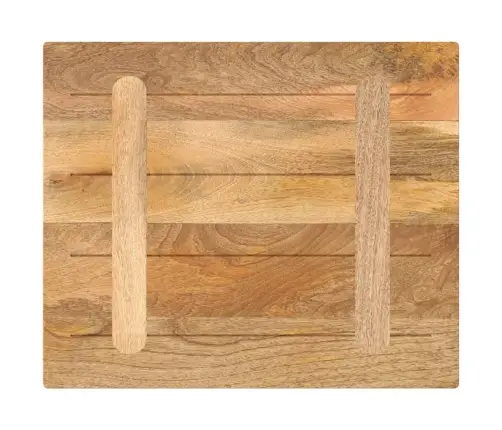 Stalviršis, 60X50X2,5cm Mango Medienos Masyvas, Stačiakampis