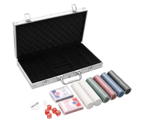 Pokkerižetoonide Komplekt, 300 Tk 4 G