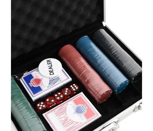 Pokkerižetoonide Komplekt, 300 Tk 4 G