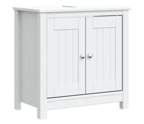 Vannitoa Valamukapp "Berg", Valge, 60 X 34 X 59 cm Männipuit