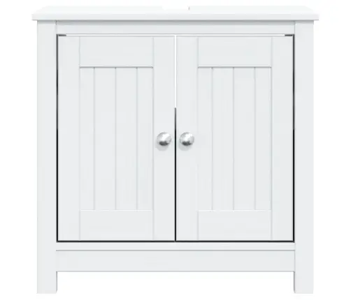 Vannitoa Valamukapp "Berg", Valge, 60 X 34 X 59 cm Männipuit