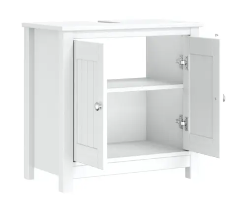 Vannitoa Valamukapp "Berg", Valge, 60 X 34 X 59 cm Männipuit