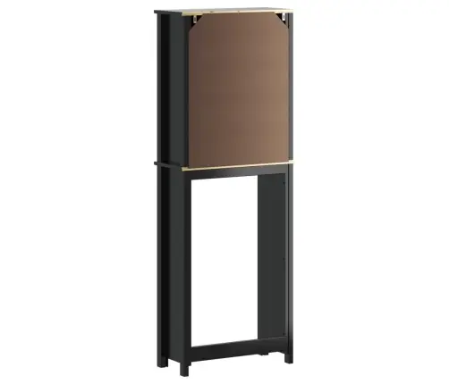 Lentyna Virš Tualeto Berg, Juoda, 60X27X164,5cm Mediena Lentyna Virš Tualeto Berg, Juoda, 60X27X164,5cm Mediena