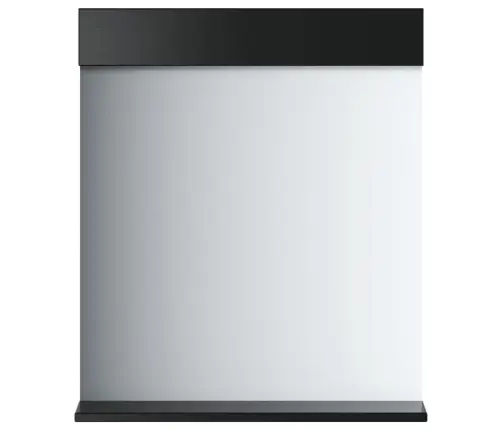 Vonios Veidrodis Su Lentyna Berg, Juodas, 60X12X70cm Mediena