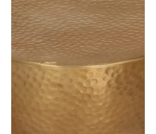 Kafijas Galdiņš, Kalts Alumīnijs, Misiņa Krāsa, Ø50X30 Cm Vidaxl