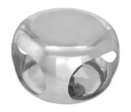 Kohvilaud, Alumiinium, 50 X 50 X 30 cm Hõbedane