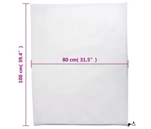 Augu Pārsegi Ar Aukliņu, 8 Gab., 70 G/M², 0,8X1 M Vidaxl