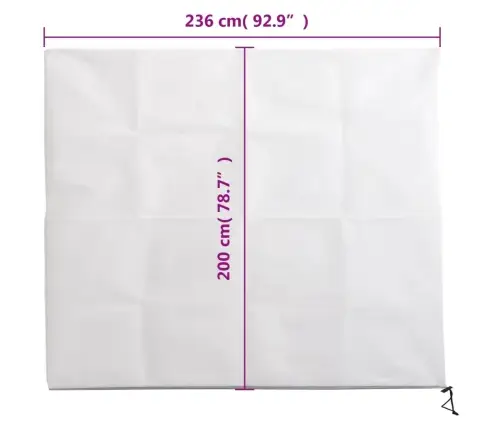 Augu Pārsegi Ar Rāvējslēdzēju, 2 Gab., 70 G/M², Flīss, 2,36X2 M Vidaxl