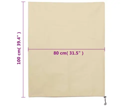 Augu Pārsegi Ar Aukliņu, 8 Gab., 70 G/M², 0,8X1 M Vidaxl