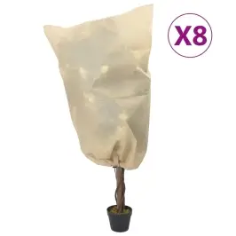 Augu Pārsegi Ar Aukliņu, 8 Gab., 70 G/M², 0,8X1,2 M Vidaxl