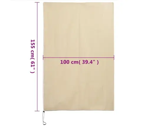 Augu Pārsegi Ar Rāvējslēdzēju, 4 Gab., 70 G/M², Flīss, 1X1,55 M Vidaxl