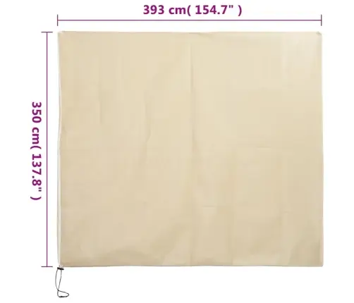 Augu Pārsegi Ar Rāvējslēdzēju, 2 Gab., 70G/M², Flīss, 3,93X3,5M Vidaxl