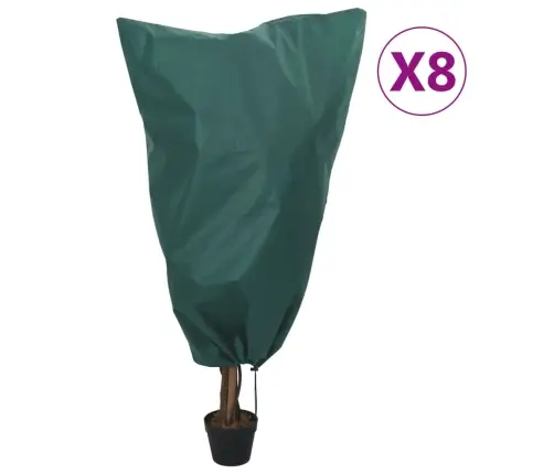 Pingutusnööriga Taime Fliiskatted 8 Tk, 70 G/M², 0,8X1,2 M