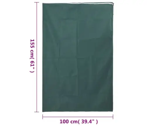 Augu Pārsegi Ar Rāvējslēdzēju, 4 Gab., 70 G/M², Flīss, 1X1,55 M Vidaxl