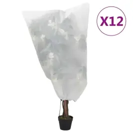 Augu Pārsegi Ar Aukliņu, 12 Gab., 70 G/M², 0,8X1 M Vidaxl