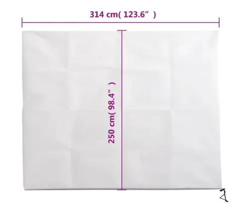 Augu Pārsegi Ar Rāvējslēdzēju, 4 Gab., 70 G/M², Flīss,3,14X2,5M Vidaxl