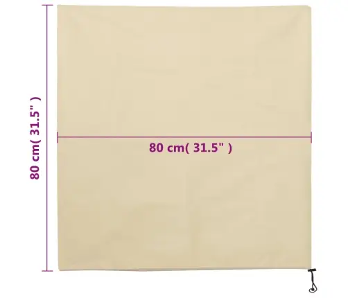 Augu Pārsegi Ar Aukliņu, 12 Gab., 70 G/M², 0,8X0,8 M Vidaxl