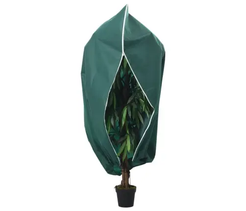 Augu Pārsegi Ar Rāvējslēdzēju, 10 Gab., 70 G/M², Flīss, 1X1,55M Vidaxl