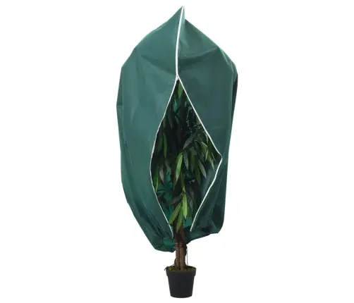 Augu Pārsegi Ar Rāvējslēdzēju, 10 Gab., 70 G/M², 1,55X1,55 M Vidaxl