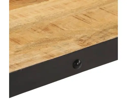 Kavos Staliukas Su Ratukais, 100X55X26cm Mango Masyvas Kavos Staliukas Su Ratukais, 100X55X26cm Mango Masyvas