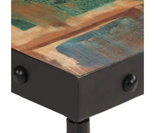 Kafijas Galdiņš Ar Riteņiem, 100X55X26Cm, Pārstrādāts Masīvkoks Vidaxl