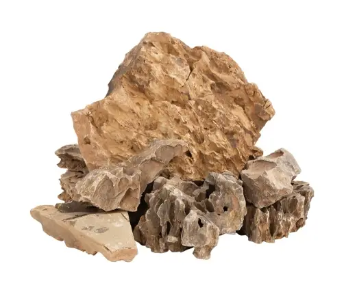 Pūķu Akmeņi, 25 Kg, Brūni, 5-30 Cm Vidaxl