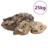 Drakono Akmenys, Pilkos Spalvos, 25Kg, 10–40Cm
