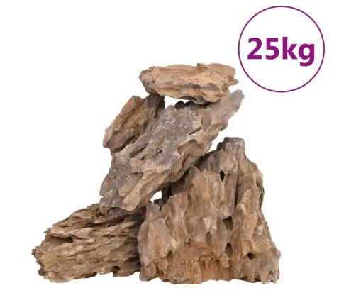 Drakono Akmenys, Įvairių Spalvų, 25Kg, 10–30Cm