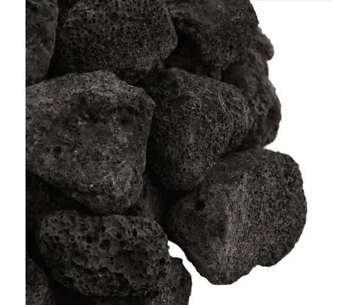 Vulkaanilised Kivimid 10 Kg, Must, 3-5 Cm