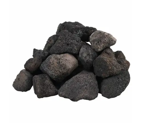 Vulkāniskie Ieži, 25 Kg, Melni, 5-8 Cm Vidaxl