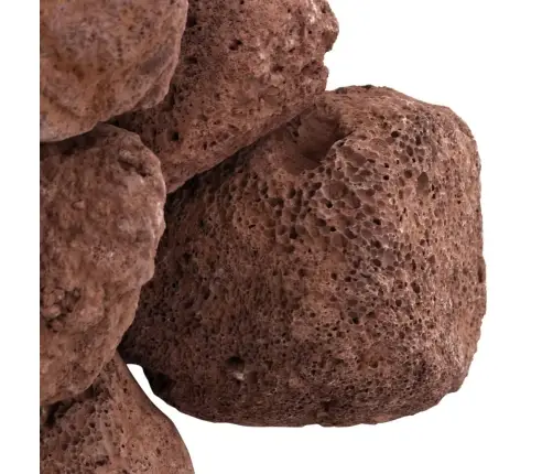 Vulkaninės Uolienos, Raudonos Spalvos, 25 Kg, 10-30 Cm